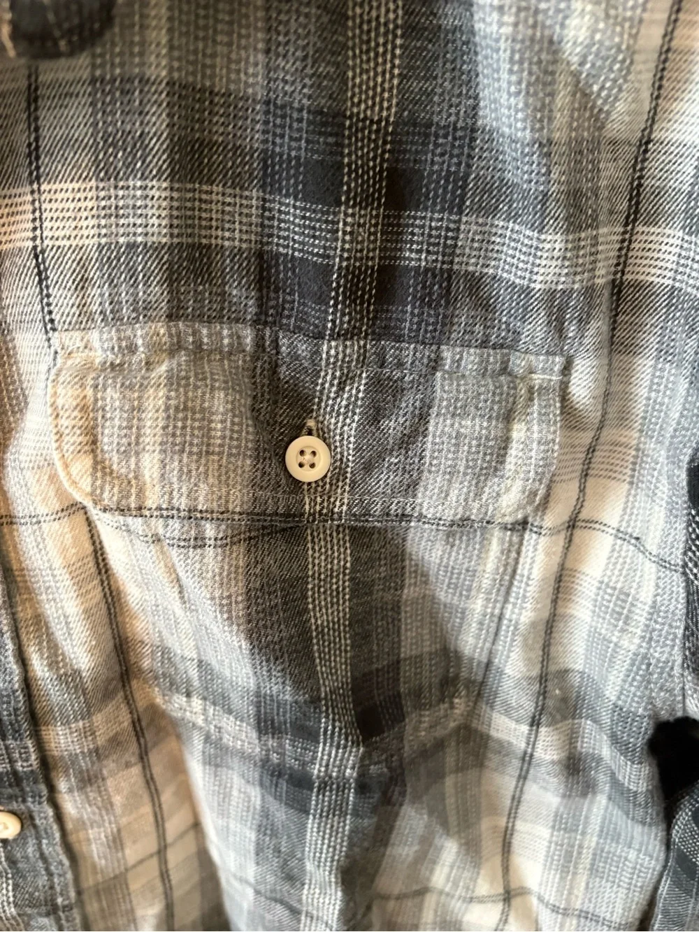 Thereabouts Gray Plaid Button-Down Shirt
